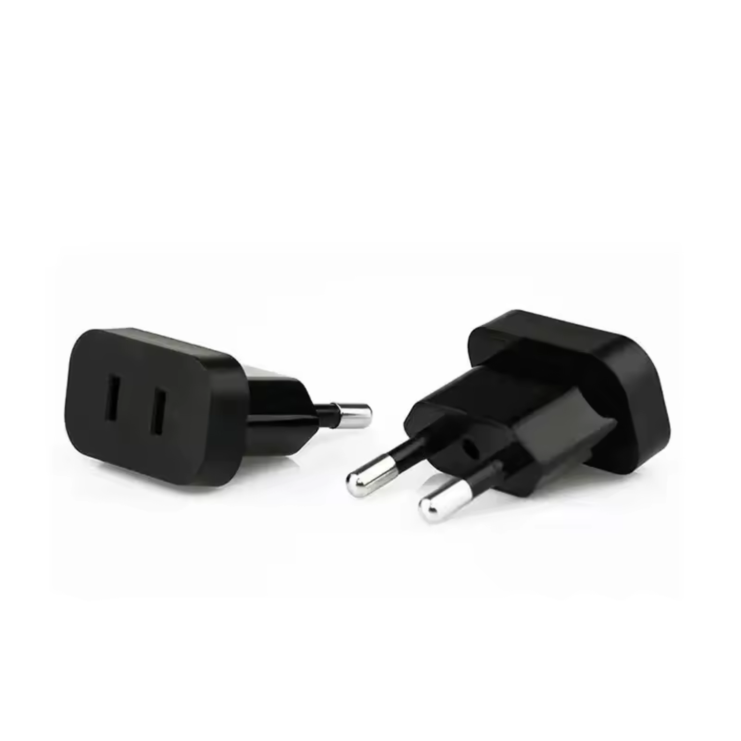 Adaptador de Enchufe Americano (Pata Plana) a Nacional (Pata Redonda)