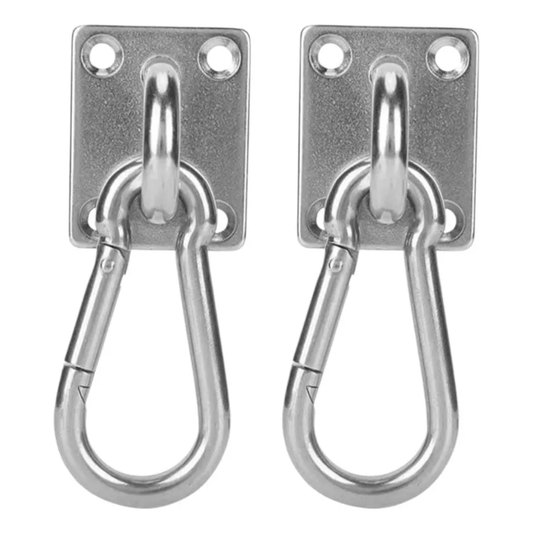 Kit de Soportes Doble para Hamacas y Suspensión (Acero) - 200kg
