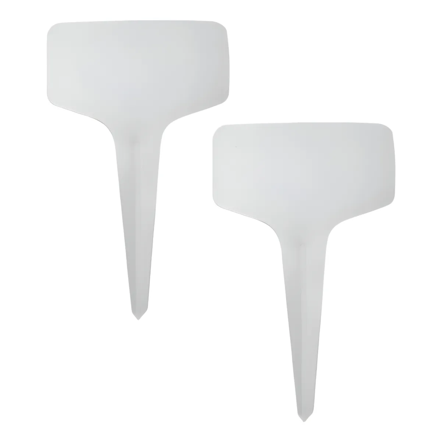 Set 100 Etiquetas PVC Tipo "T" para Plantas y Maceteros (10x6 cm)