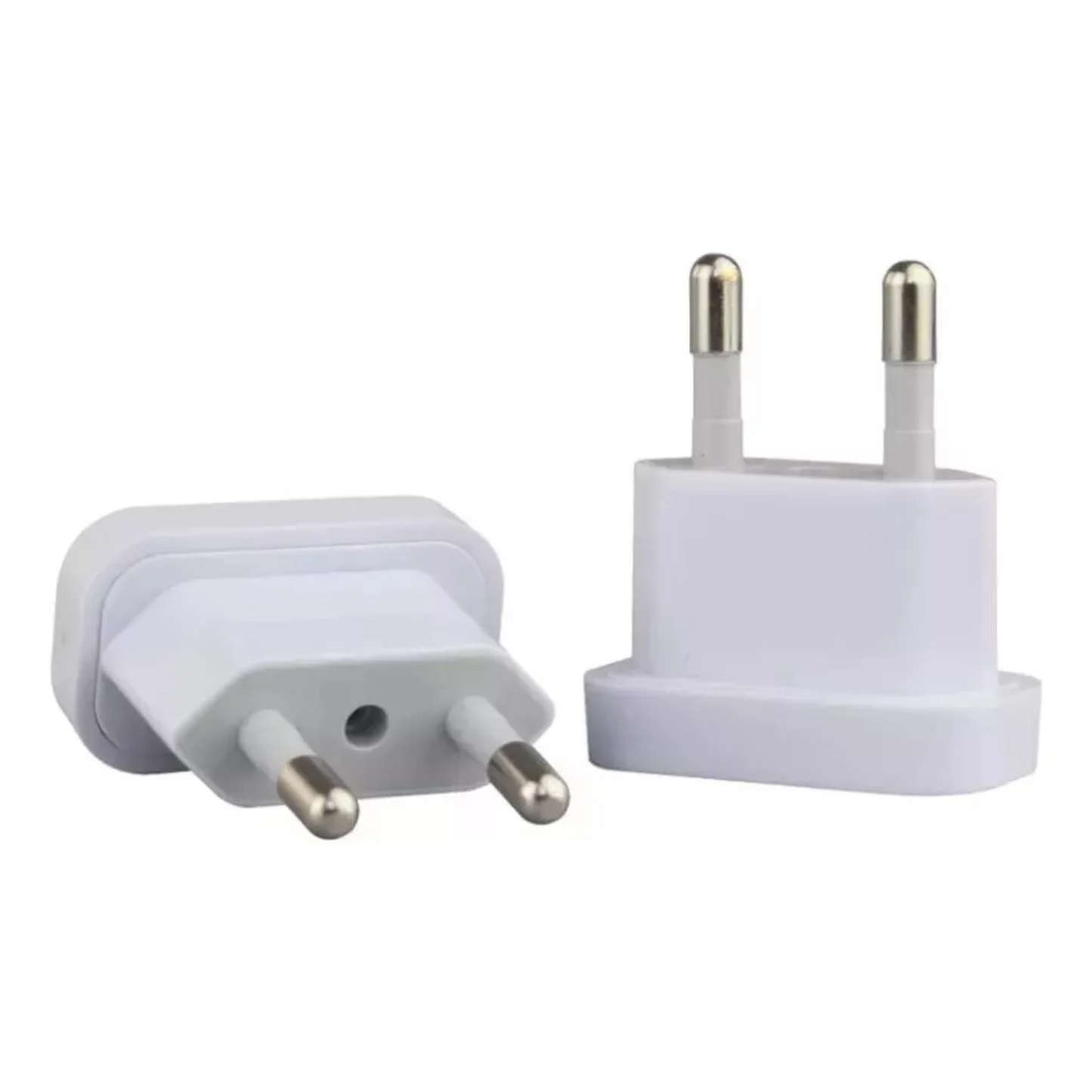 Adaptador de Enchufe Americano (Pata Plana) a Nacional (Pata Redonda)