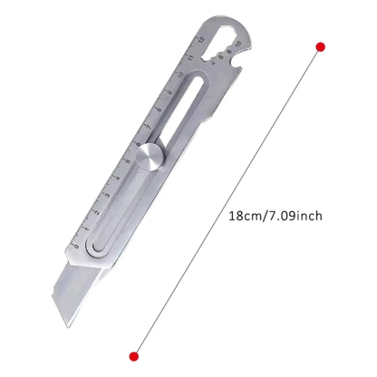 Cuchillo Cartonero Multifuncional de Acero Inoxidable