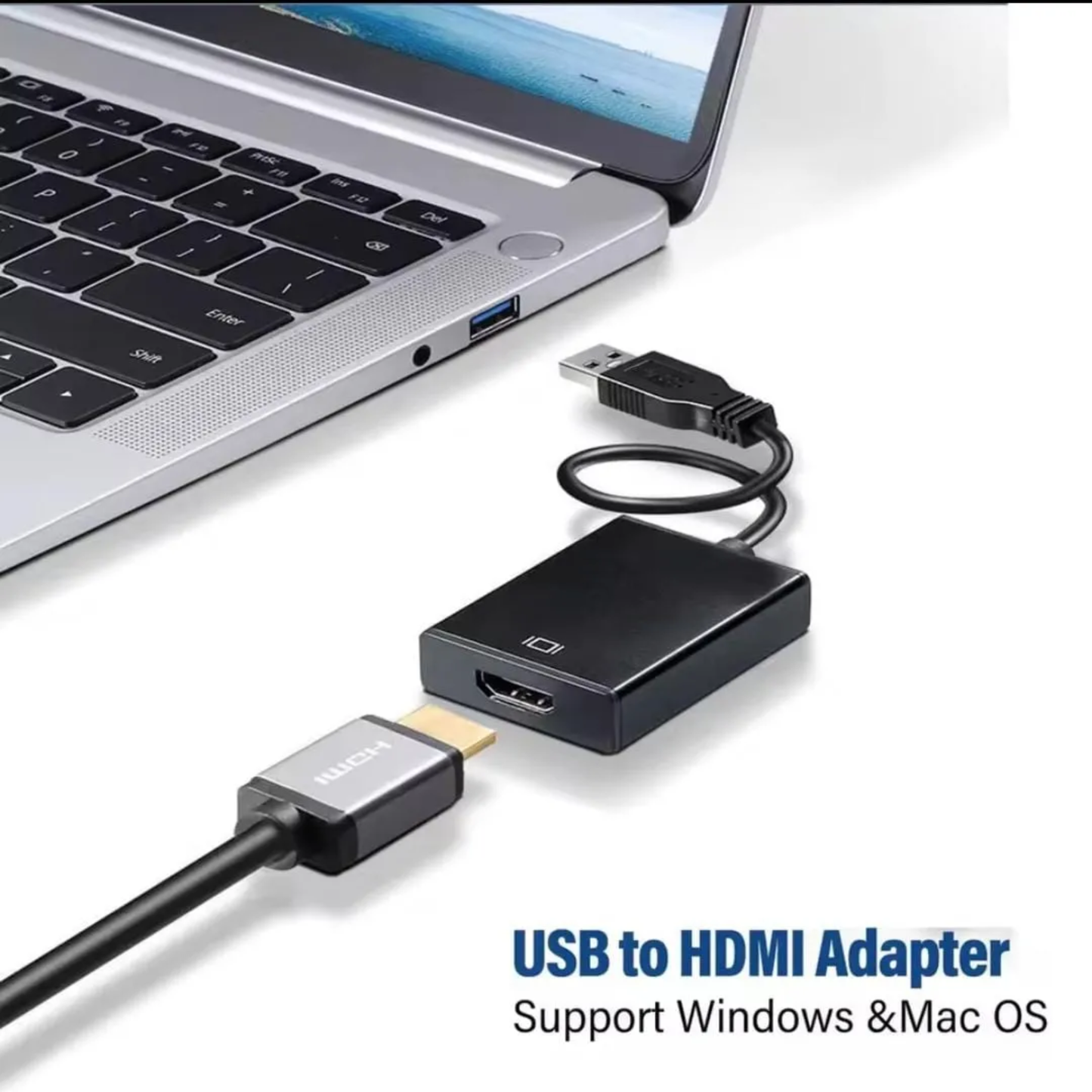 Adaptador Video Usb 3.0 A Hdmi Portatil Full Hd 1080p 60hz