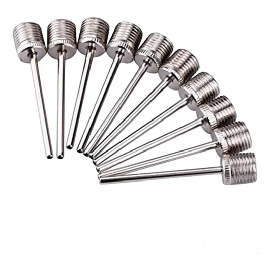 Set de 10 Agujas Metálicas para Inflar Balones (Rosca Estándar)
