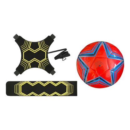 Kit Cinturón de Entrenamiento de Fútbol con Retorno Elástico (+ Balón N°5 Incluido)