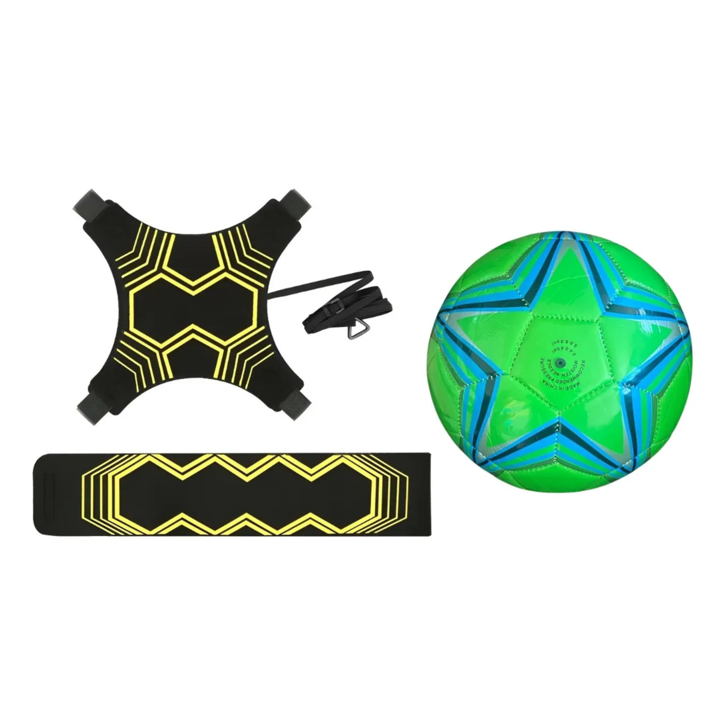 Kit Cinturón de Entrenamiento de Fútbol con Retorno Elástico (+ Balón N°5 Incluido)