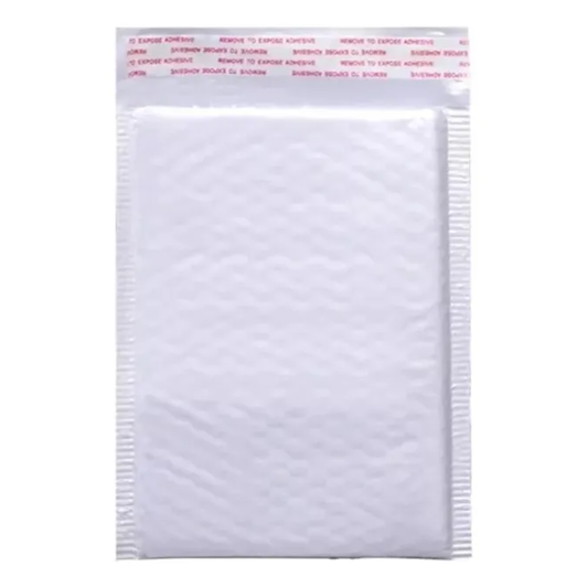 Pack x50 Sobres de Embalaje Courier con Burbujas y Adhesivo (18x23 cm) - Blanco