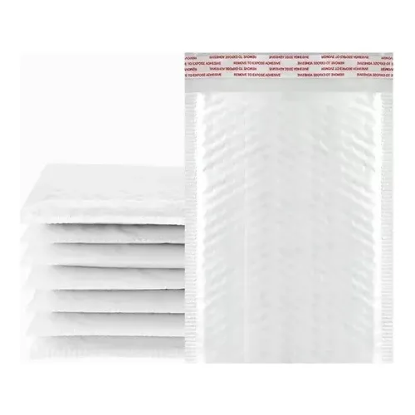 Pack x50 Sobres de Embalaje Courier con Burbujas y Adhesivo (18x23 cm) - Blanco