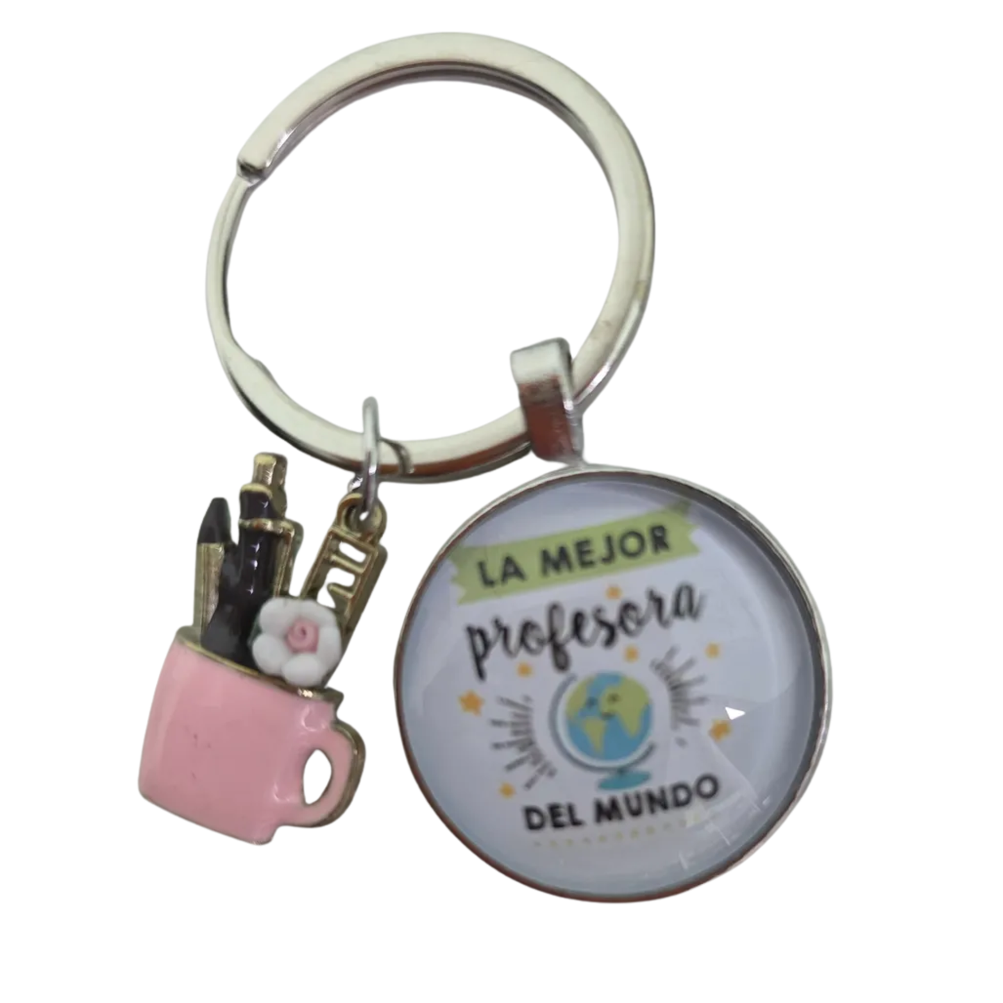 Llavero de Regalo "Mejor Profe / Tía / Tío" con Cajita Incluida