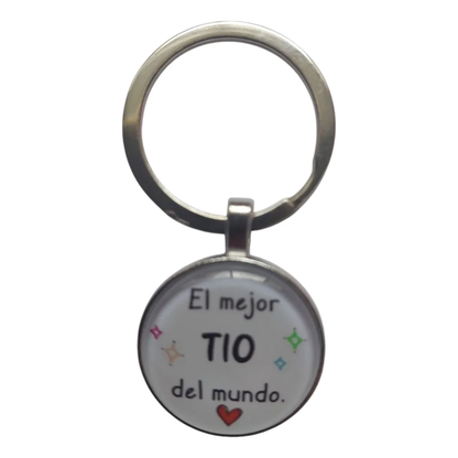 Llavero de Regalo "Mejor Profe / Tía / Tío" con Cajita Incluida