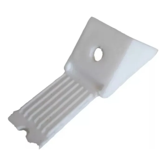 Pack x100 Soportes Escuadra Triangular de Plástico para Muebles (Blanco)