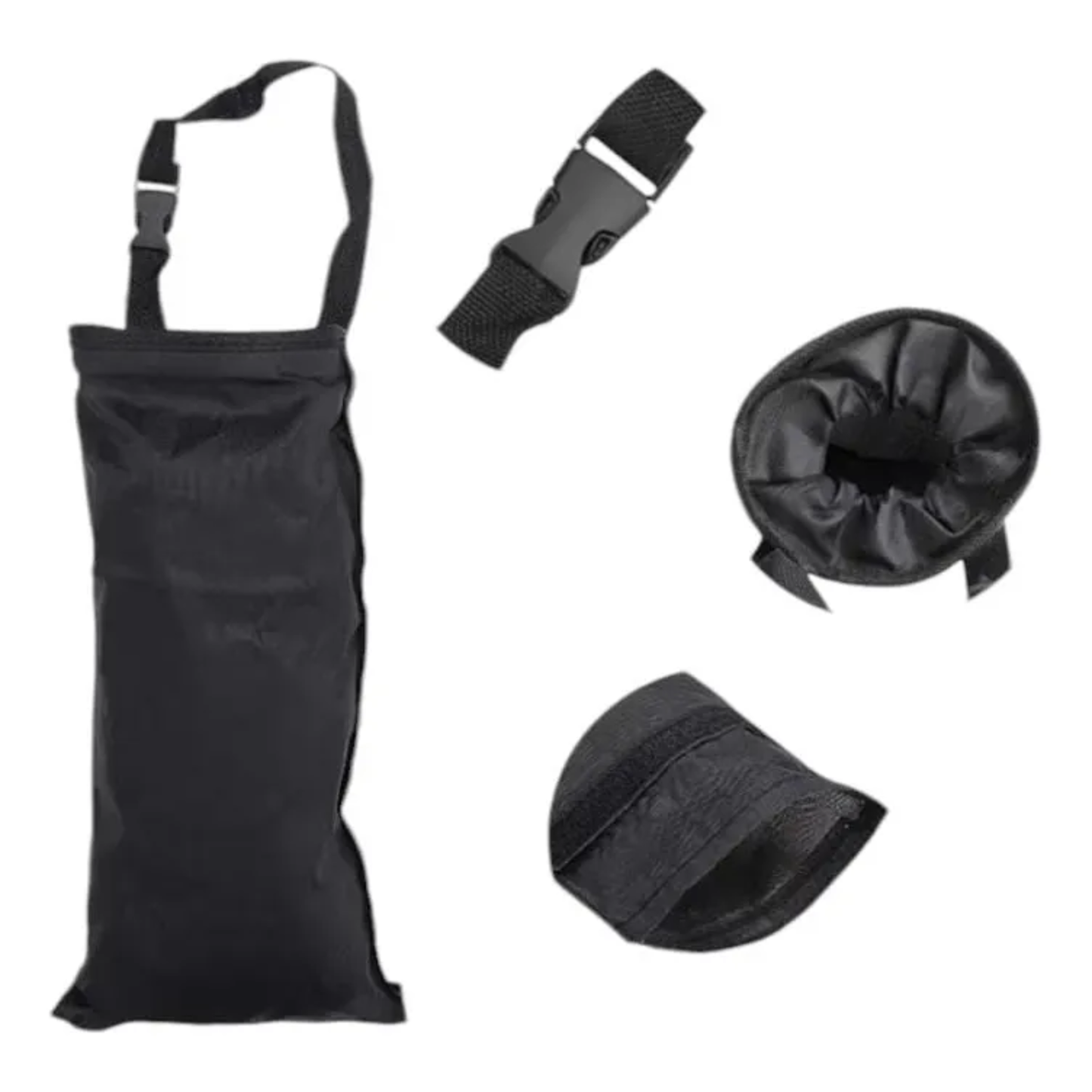 Bolsa Basurero Portátil y Lavable para Auto con Fondo Abatible
