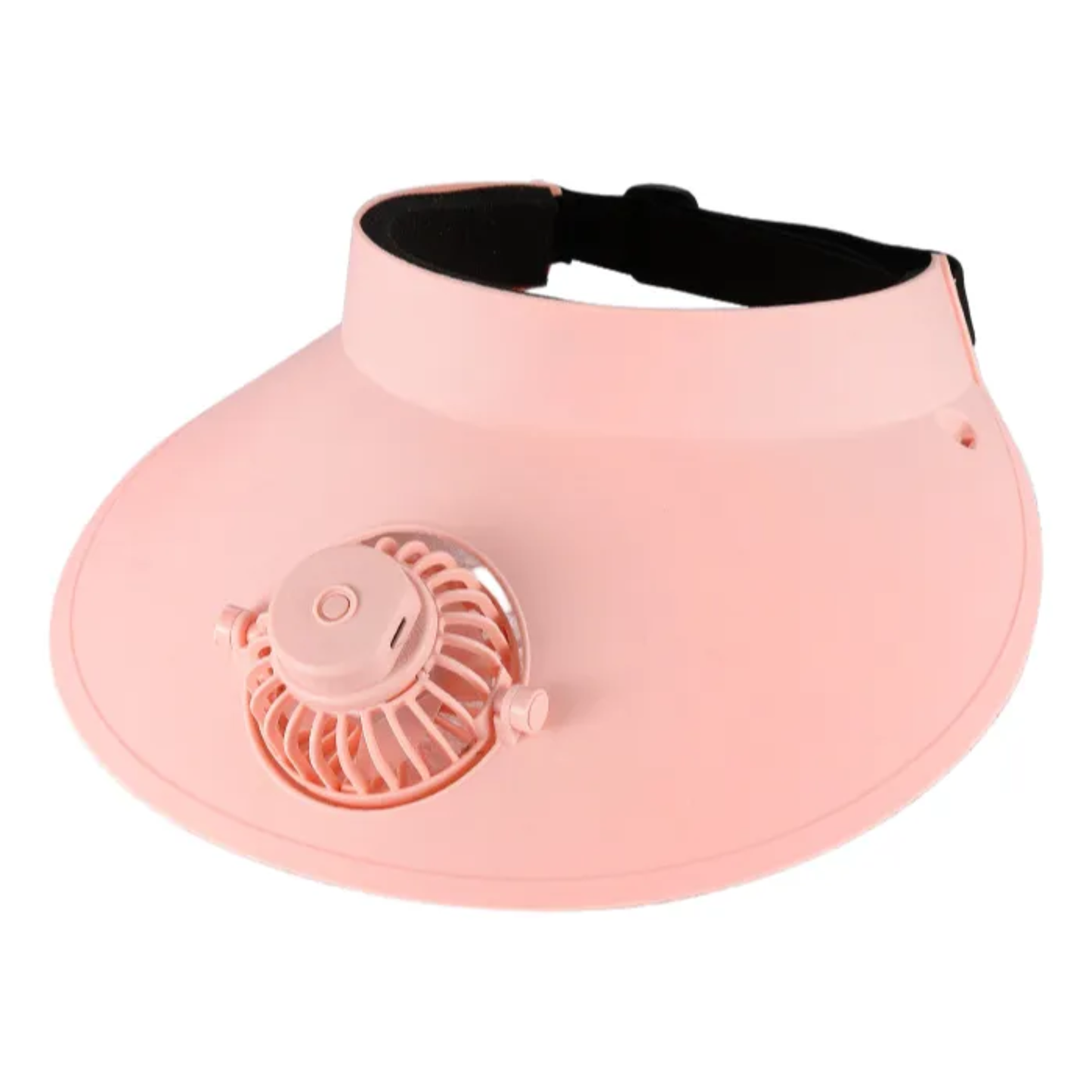Sombrero Visera de Sol Anti-UV con Ventilador Recargable USB