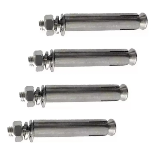 Pack x10 Pernos de Anclaje de Expansión Acero Inoxidable (M8 / M10 / M12)