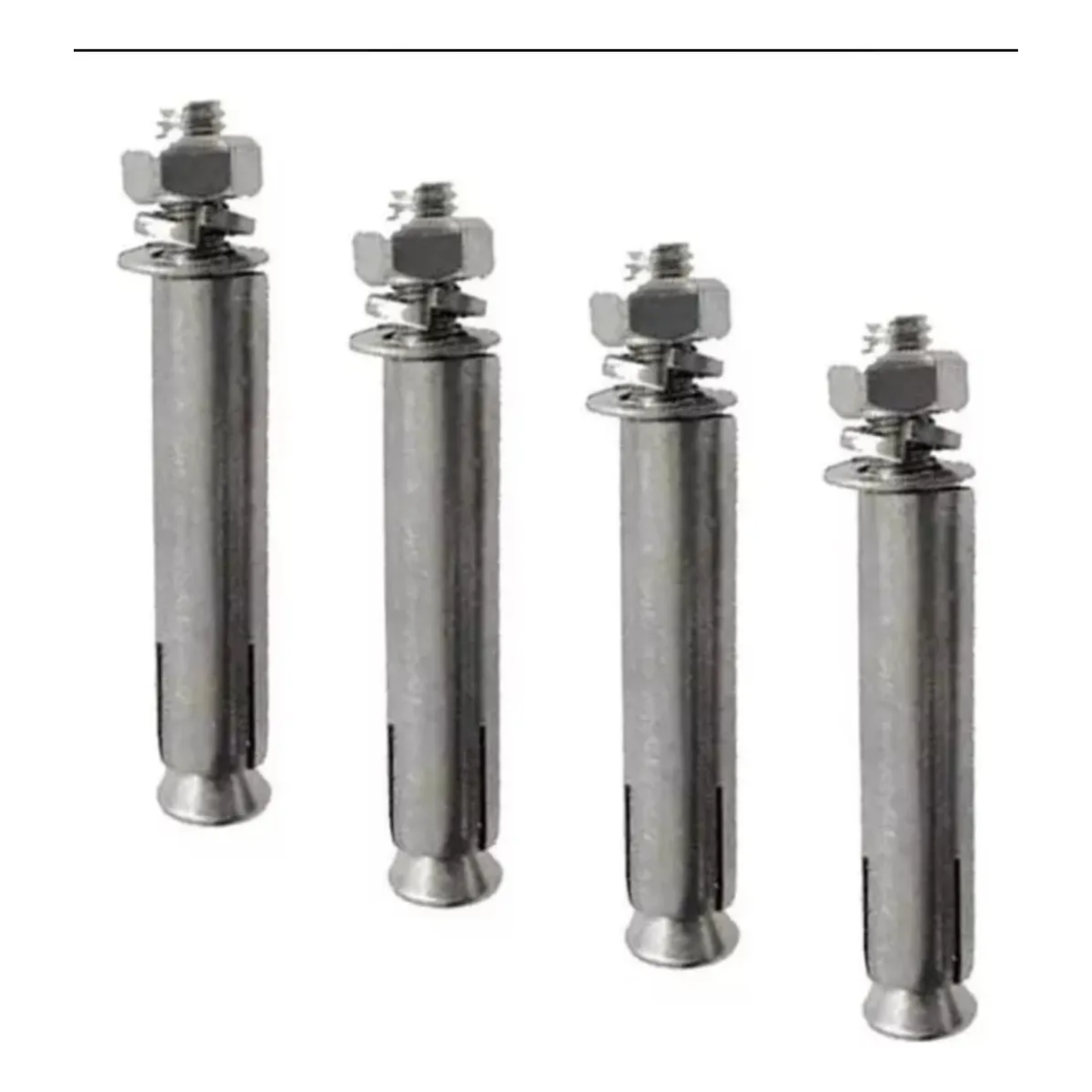 Pack x10 Pernos de Anclaje de Expansión Acero Inoxidable (M8 / M10 / M12)