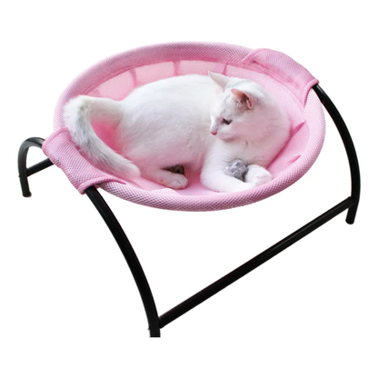 Cama Hamaca Elevada y Transpirable para Gatos y Mascotas (43 cm)