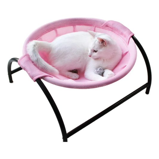 Cama Hamaca Elevada y Transpirable para Gatos y Mascotas (43 cm)