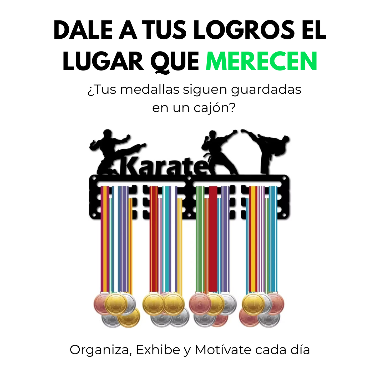 Medallero Deportivo Metálico de Pared
