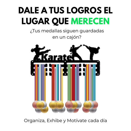 Medallero Deportivo Metálico de Pared