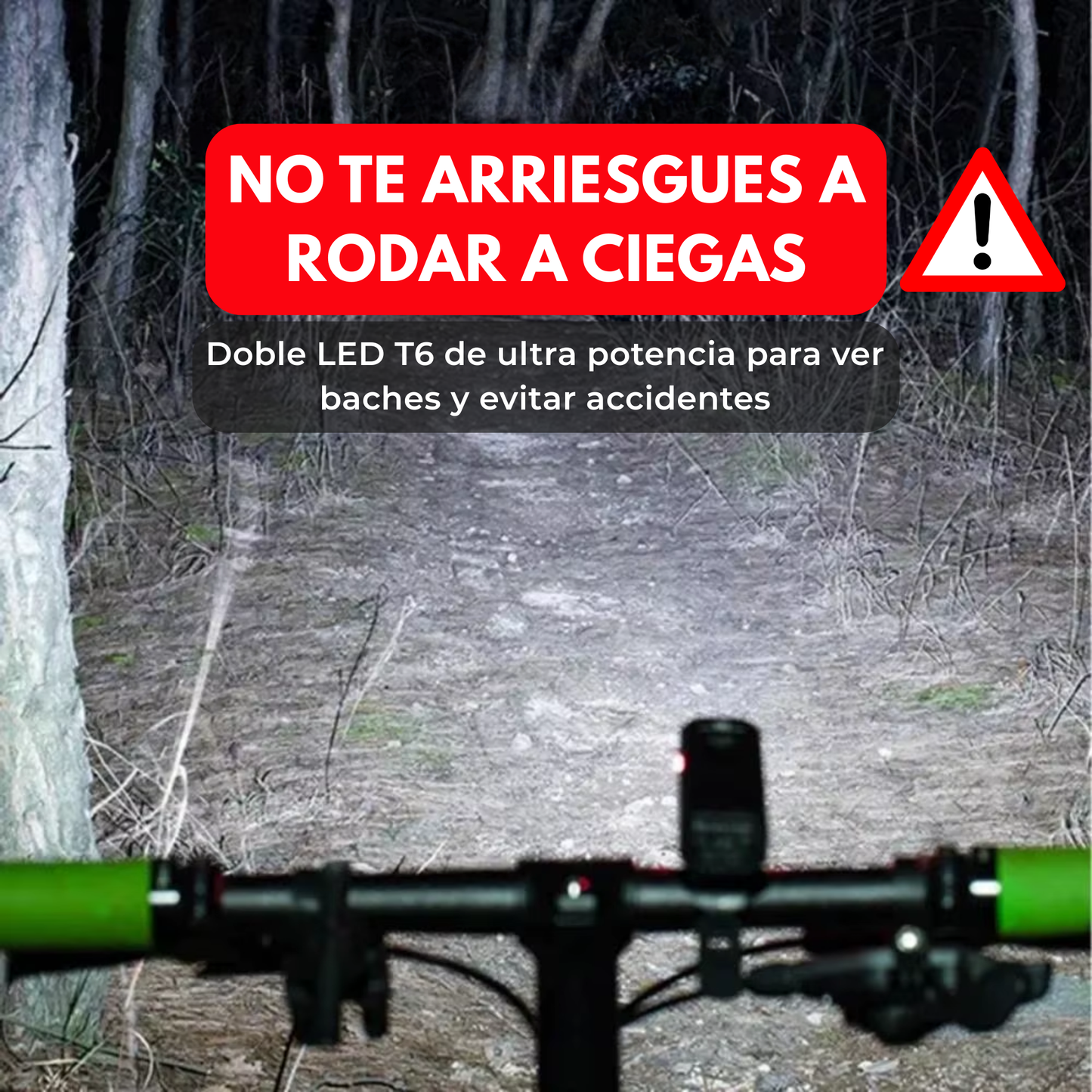Luz Frontal Premium para Bicicleta