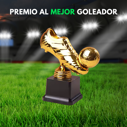 Trofeo Bota de Oro "Mejor Goleador" Fútbol (20cm)