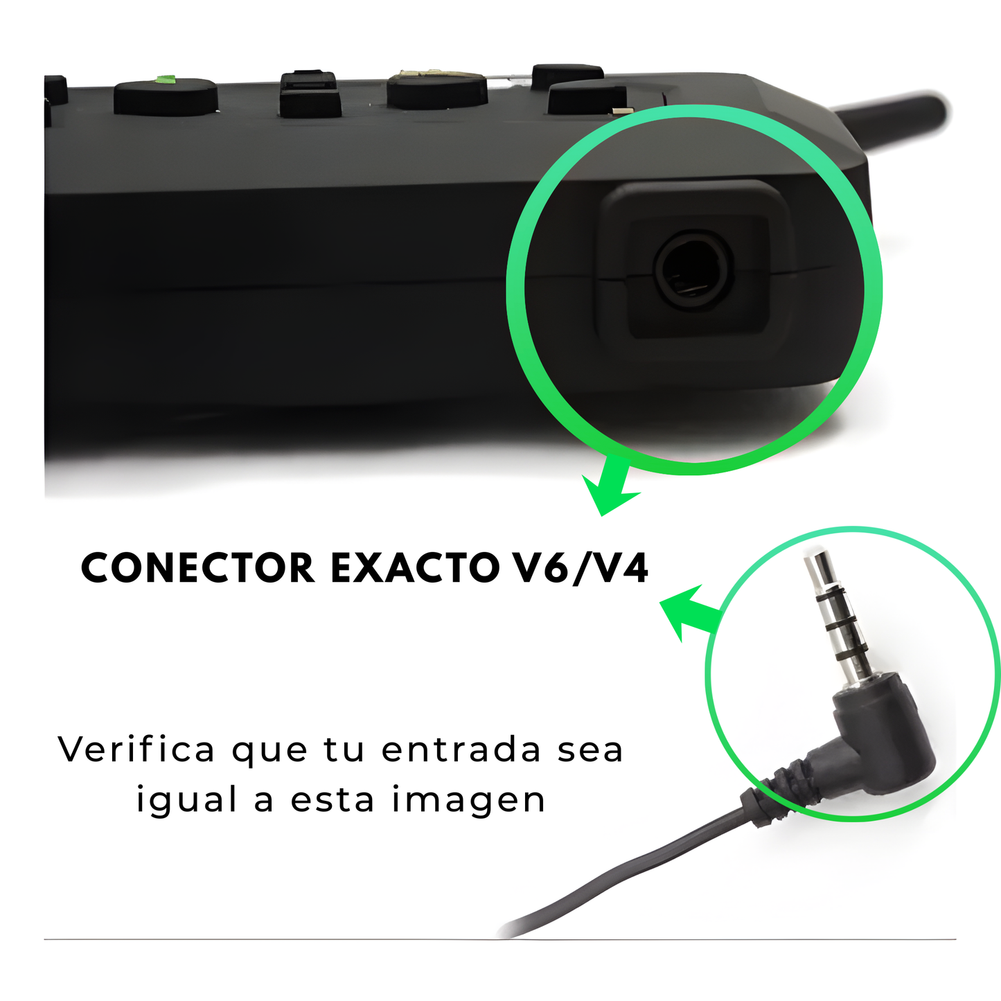 Auriculares Repuesto Para Intercomunicador V6 y V4