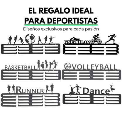 Medallero Deportivo Metálico de Pared