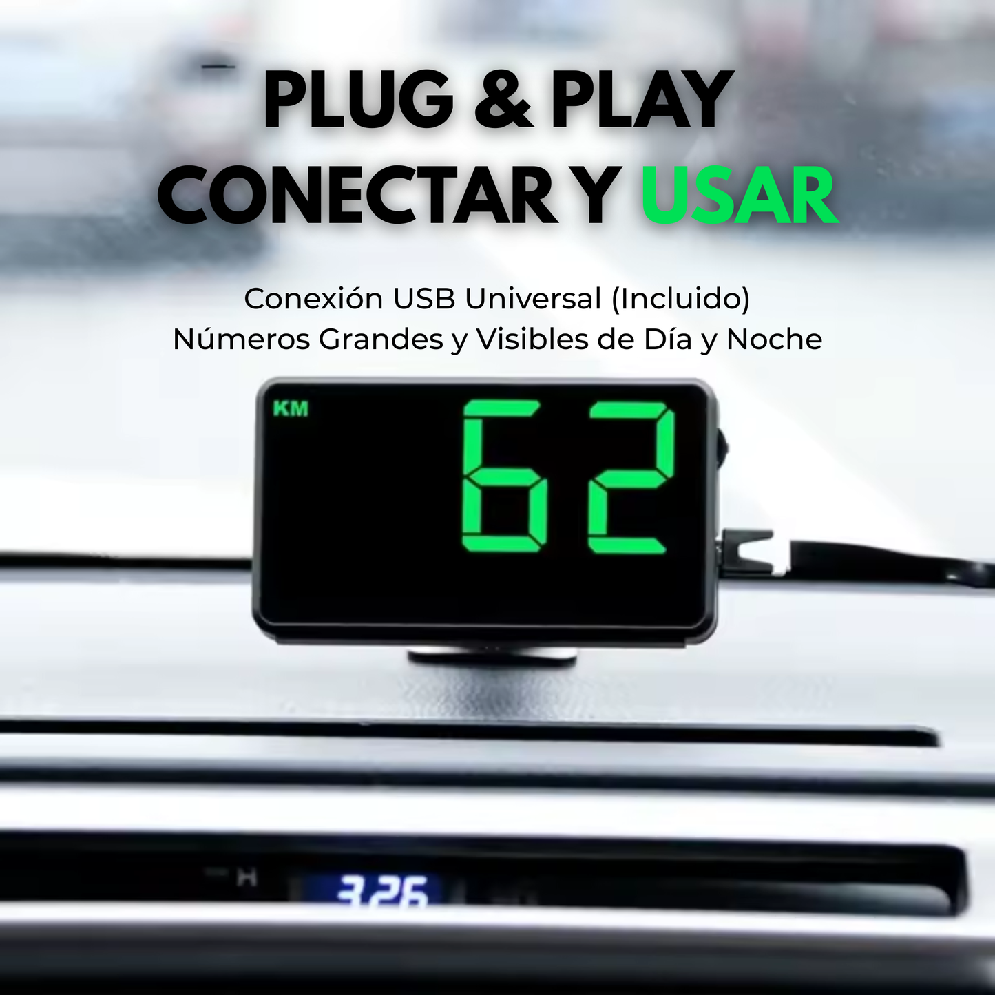 Velocímetro Digital GPS Universal (USB)