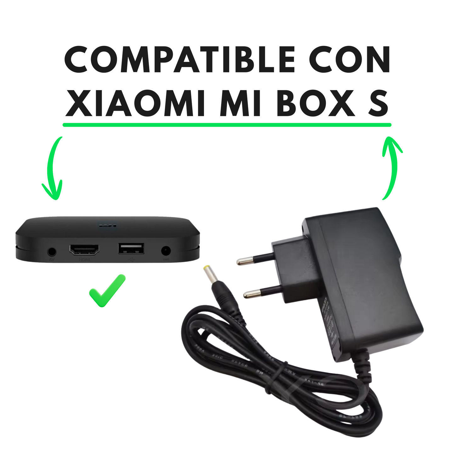 Adaptador Genérico compatible con Xiaomi Mi Box S 5.2V / 2.1A
