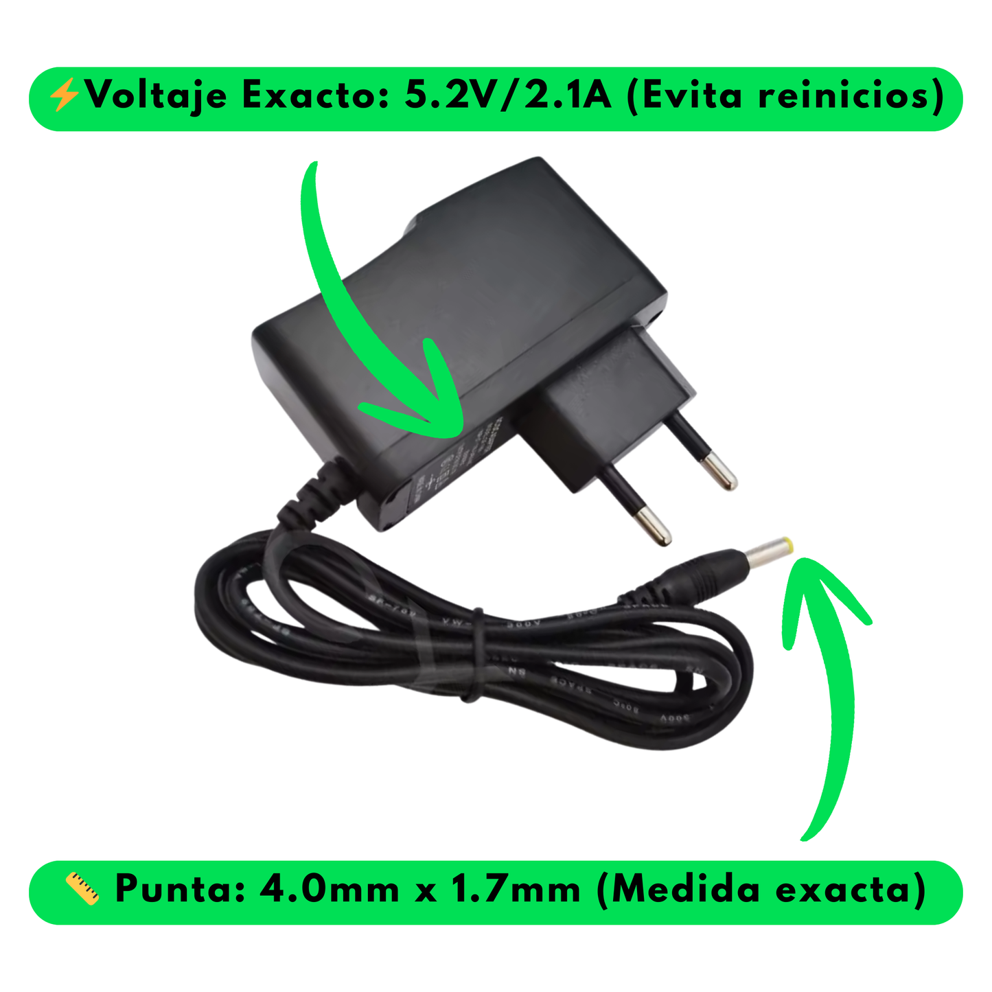 Adaptador Genérico compatible con Xiaomi Mi Box S 5.2V / 2.1A