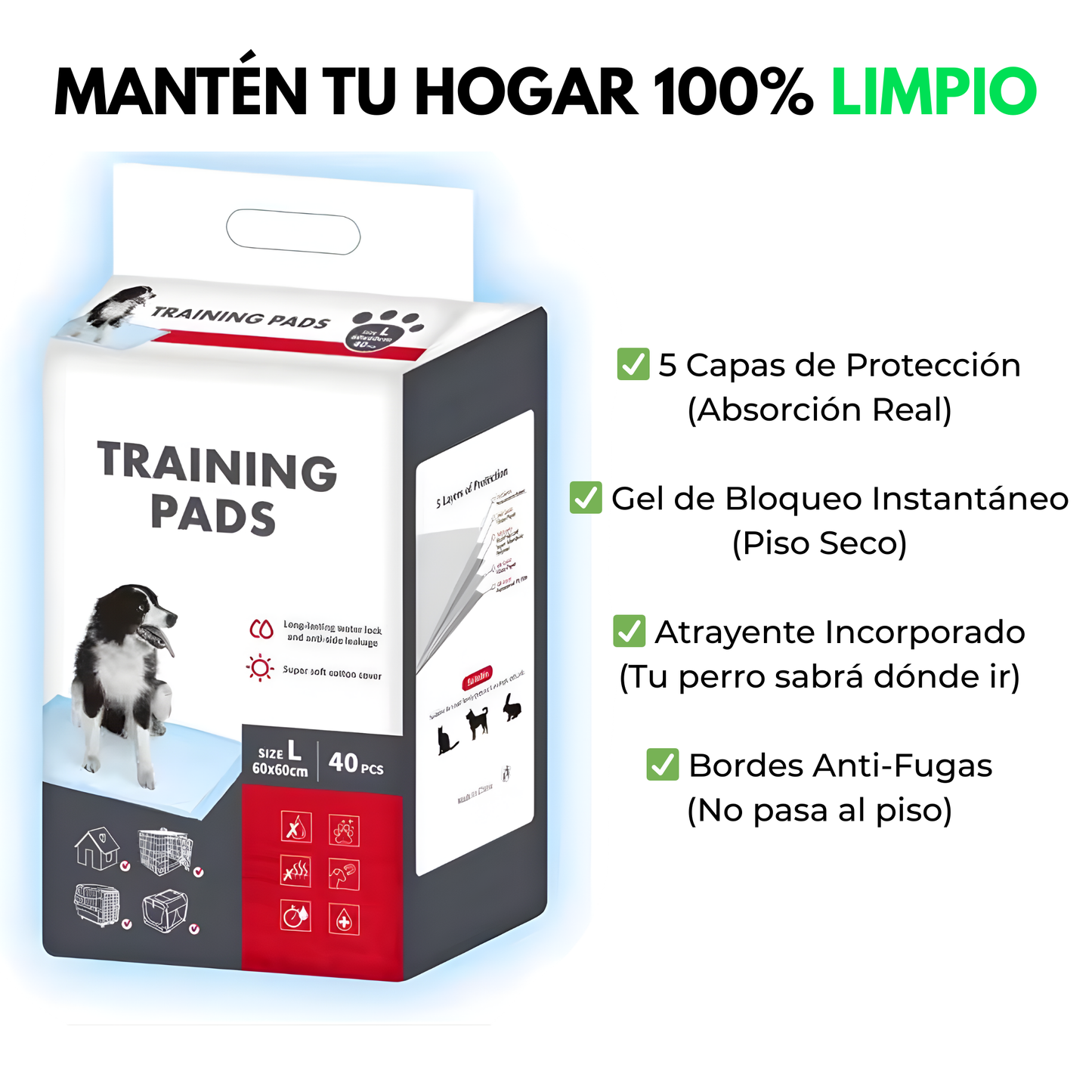 Sabanilla / Pañales Absorbentes Desechables Para Perros