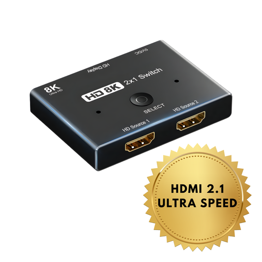 Switch HDMI 2.1 Ultra 8K (120Hz) para PS5/Xbox