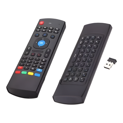 Control Remoto Inteligente Air Mouse 2 en 1 (Teclado QWERTY + Giroscopio)