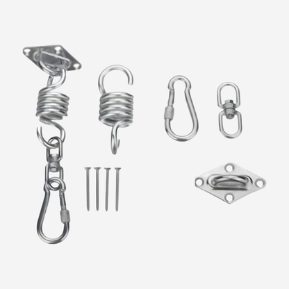 Kit Anclaje Silla Colgante + Resorte (Acero)
