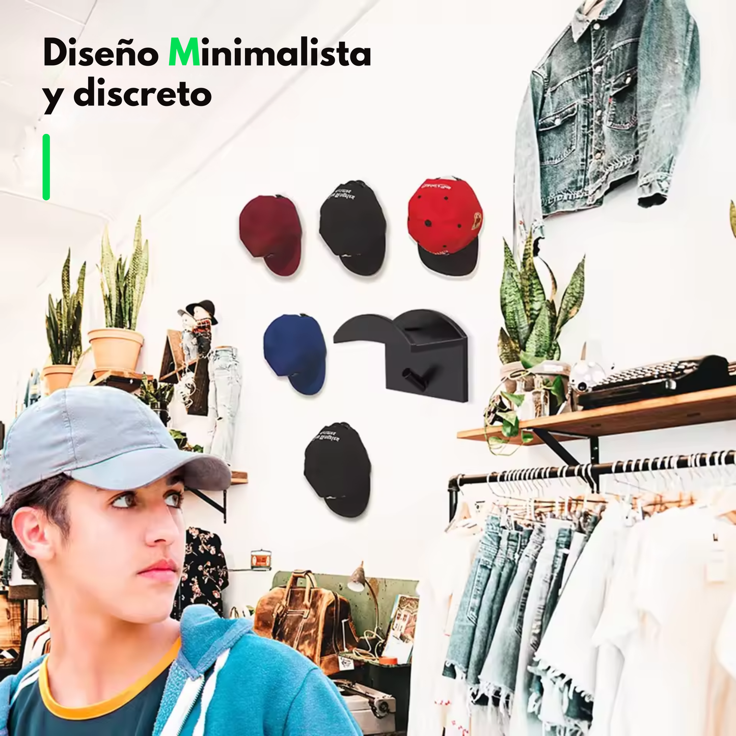 Pack 10 Soportes Invisibles para Gorros