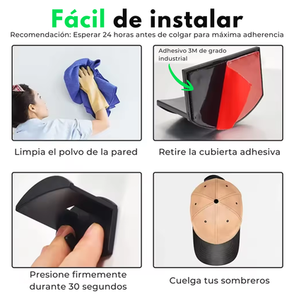 Pack 10 Soportes Invisibles para Gorros